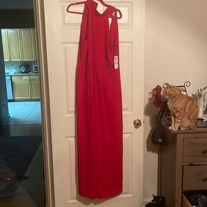 Red jumpsuit
